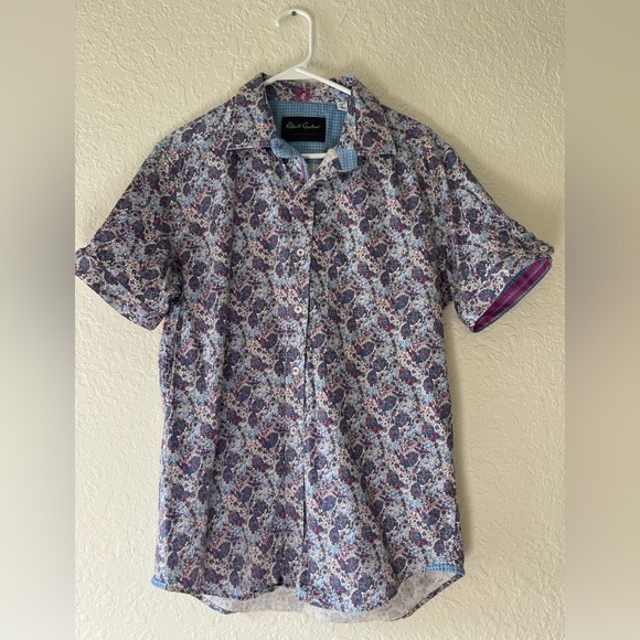 Robert Graham Other - Robert Graham modern Americana floral print button down short sleeve